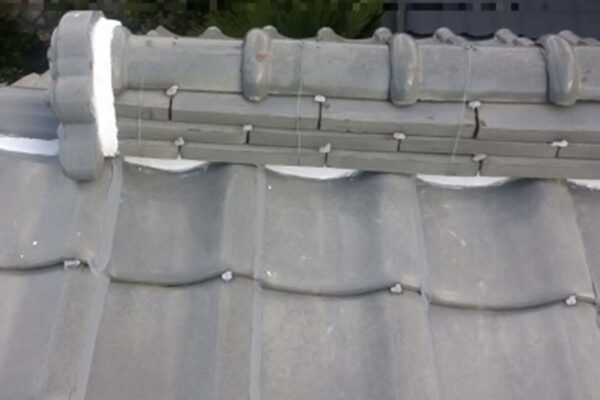 屋根漆喰打ち替え工事